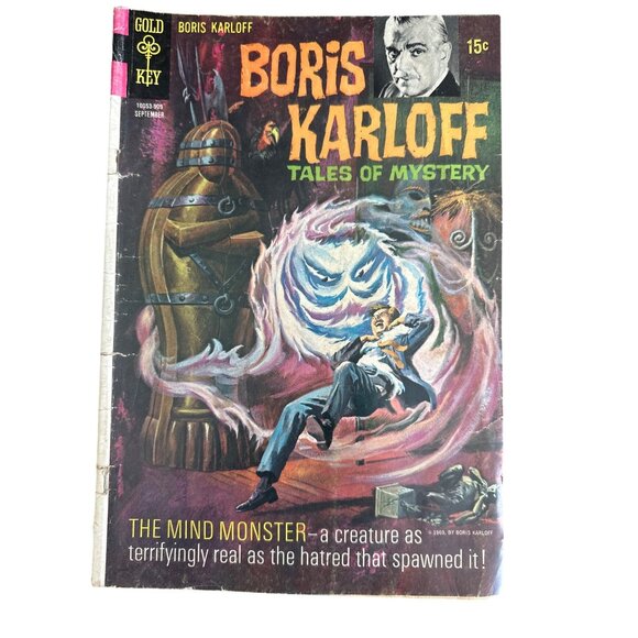 Gold Key Boris Karloff Tales Of Mystery September 1969 Comic Issue Bagged Boarde - Picture 1 of 7